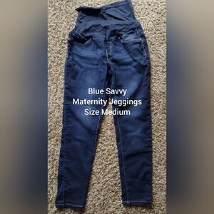 Blue Savvy Maternity Jeggings - Medium